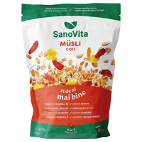 Musli cu goji, 400 g, Sanovita