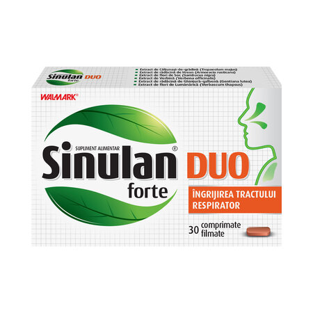 Sinulan Duo Forte, 30 tablete, Walmark