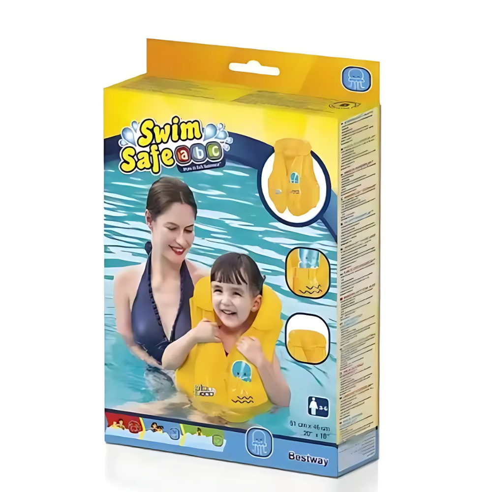 Vesta de inot gonflabila pentru copii, 51x46 cm, 3-6 ani, Bestway