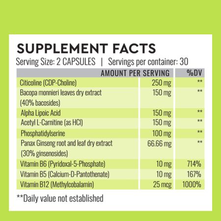 Train Your Brain, 60 capsule vegetale, Good Routine 776879