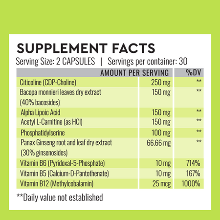 Train Your Brain, 60 capsule vegetale, Good Routine 776879