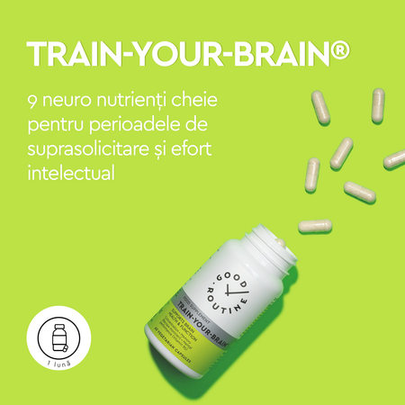 Train Your Brain, 60 capsule vegetale, Good Routine 776877