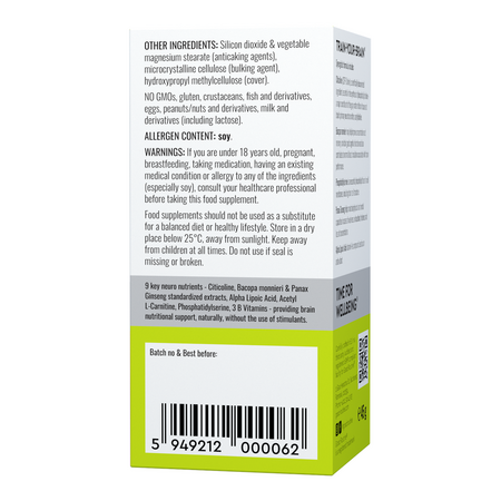 Train Your Brain, 60 capsule vegetale, Good Routine 776885