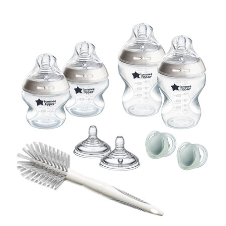 Kit de pornire cu biberoane anti-colici pentru nou-nascut Natural Start, Tommee Tippee 666151