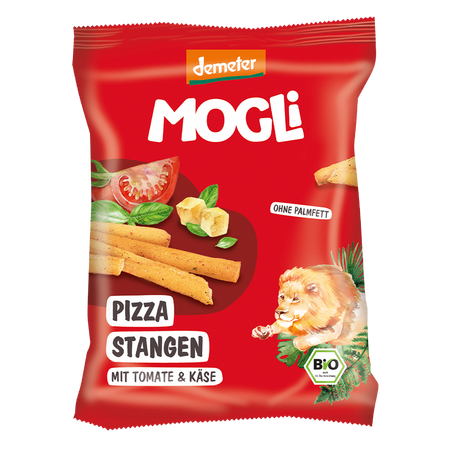 Sticks Bio cu verdeturi pentru pizza, 75 g, Mogli