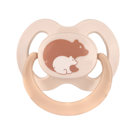 Suzete multicolore cu Inel, 0-6 luni, 2 bucati, Diverse Culori, Baby Nova 653339