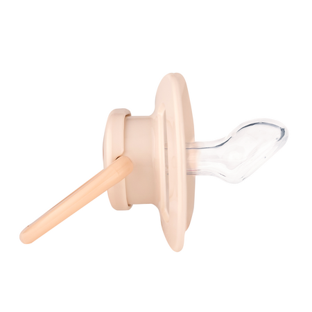 Suzete multicolore cu Inel, 0-6 luni, 2 bucati, Diverse Culori, Baby Nova 653341