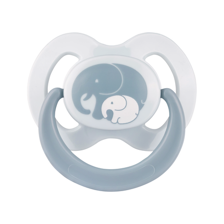 Suzete multicolore cu Inel, 0-6 luni, 2 bucati, Diverse Culori, Baby Nova 653333