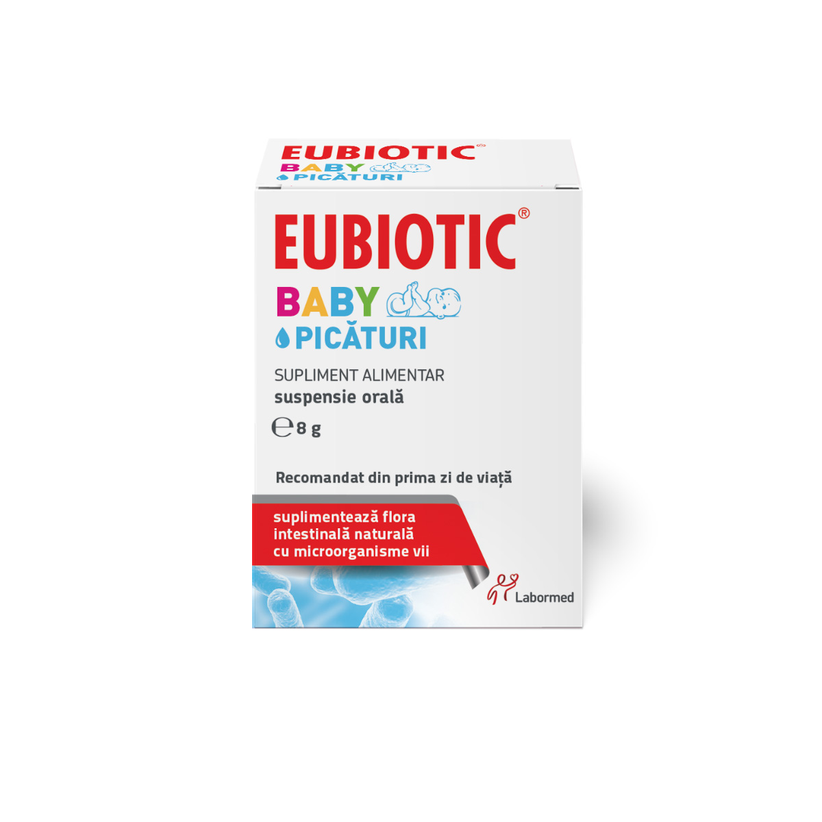 Eubiotic Baby picaturi, 8 g, Labormed