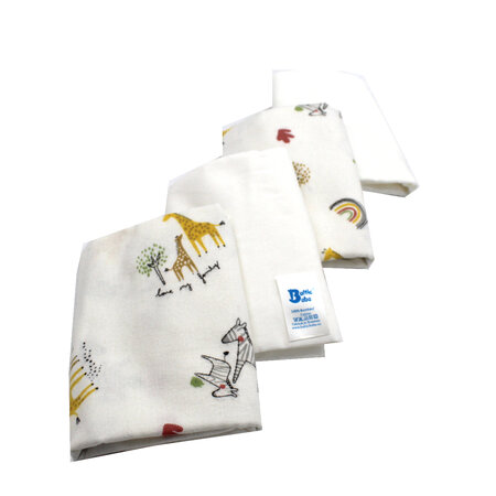 Set 4 scutece din finet pentru copii, 70x80 cm, Baltic Bebe 676650