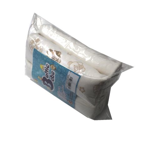 Scutec refolosibil din finet pentru copii, 70x80 cm, 4 bucati, Baltic Bebe 769884