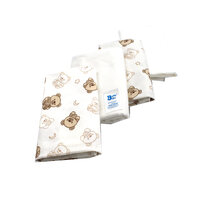 Scutec refolosibil din finet pentru copii, 70x80 cm, 4 bucati, Baltic Bebe