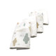 Set 4 scutece din finet, 75x80 cm, Fluturasi, Baltic Bebe 688563