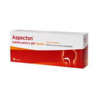 Tablete pentru gat Aspecton Cassis, 30 tablete, Krewel Meuselbach
