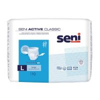 Chilot elastic absorbant Active Classic, Large, 100 - 135 cm, 10 bucati, Seni