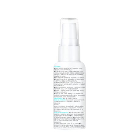 Apa sanitara electrolizata 100% naturala, 50 ml, Aquaint 638421
