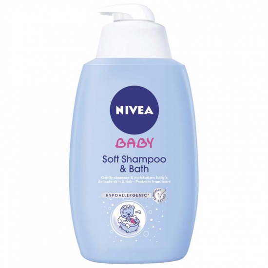 Sampon si spuma de baie, 750ml, Nivea baby