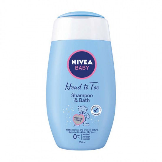 Sampon si spuma de baie, 200ml, Nivea baby