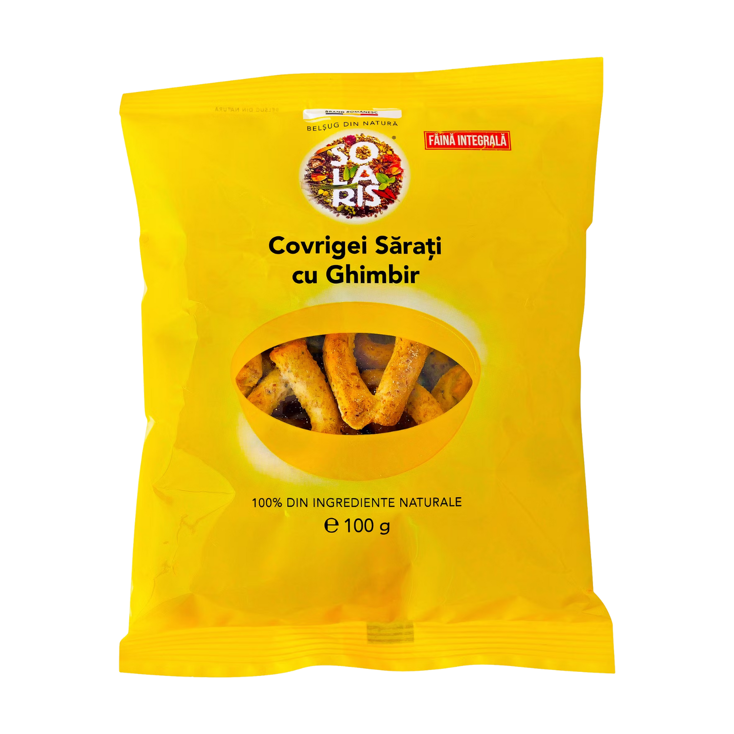 Covrigei sarati cu ghimbir, 100 g, Solaris