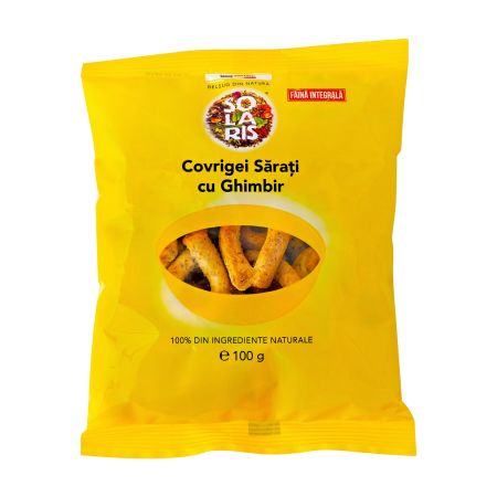Covrigei sarati cu ghimbir, 100 g, Solaris