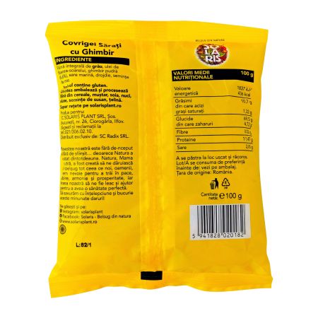 Covrigei sarati cu ghimbir, 100 g, Solaris 747225
