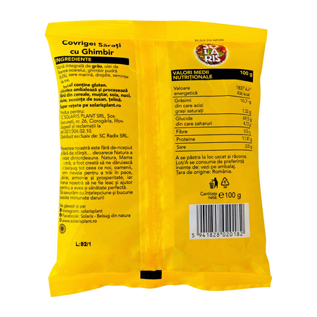 Covrigei sarati cu ghimbir, 100 g, Solaris 747225