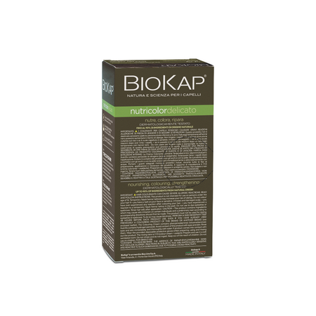 Vopsea permanenta pentru par Nutricolor, Nuanta Castaniu Deschis Saten 5.05, 140ml 681876