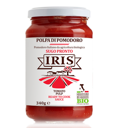 Sos de rosii Bio, 340 g, Iris Bio