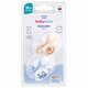 Suzeta din silicon ortodontica, +18 luni, 2 bucati, Diverse Culori, Baby Nova 653347