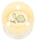 Suzete rotunde cu inel drate multicolore, 0-24 luni, 2 bucati, Diverse Culori, Baby Nova 653311