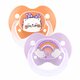 Suzeta din silicon ortodontica, 6-18 luni, 2 bucati, Diverse Culori, Baby Nova 653284