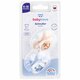 Suzeta din silicon ortodontica, 6-18 luni, 2 bucati, Diverse Culori, Baby Nova 653287