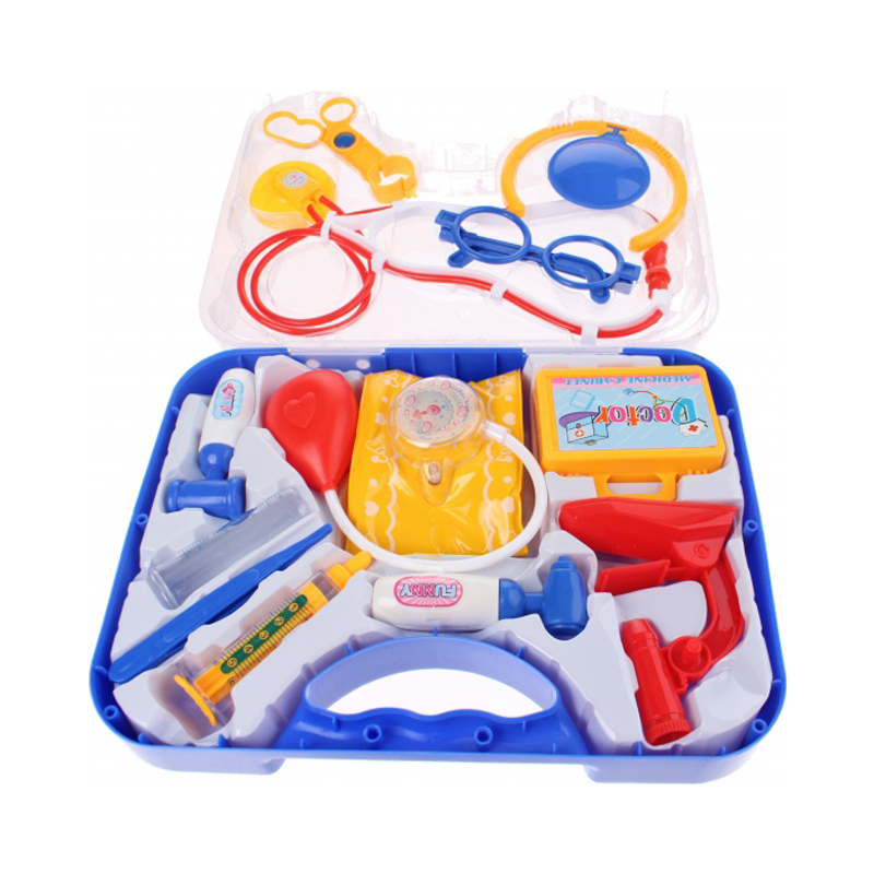 Set doctor, 14 piese, cu ochelari, ED86218-O, Eddy Toys