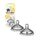 Tetina din silicon anti-colici cu flux mediu, +3 luni, 2 bucati, Tommee Tippee 609874