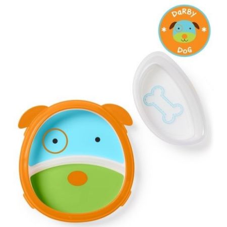 Set Farfurie si Bol Smart Zoo - Catelus