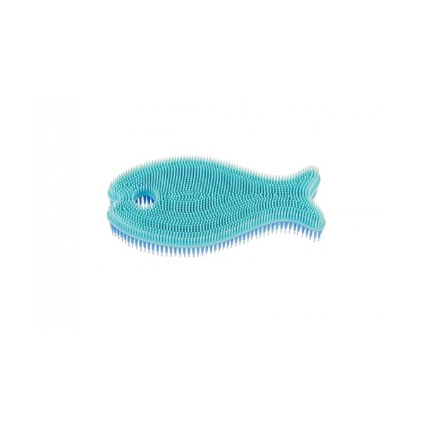 Burete moale din silicon pentru baie, Blue, Innobaby