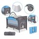 Patut pliabil, Blue, Moni Sleepy 542179