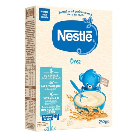 Cereale pe baza de orez Infant Cereals, +6 luni, 250 g