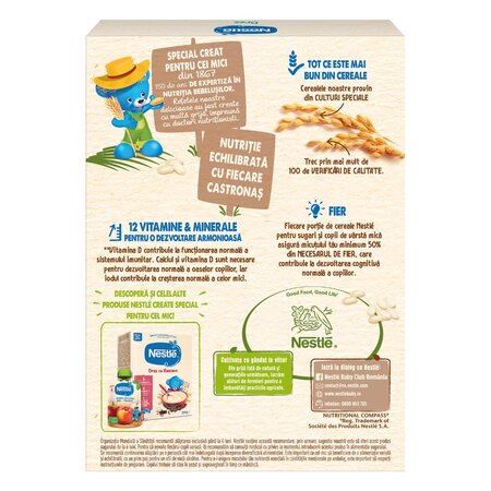 Cereale pe baza de orez Infant Cereals, +6 luni, 250 g, Nestle 534363