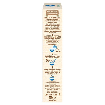 Cereale din ovaz cu prune Infant Cereals, +6 luni, 250 g, Nestle 534386