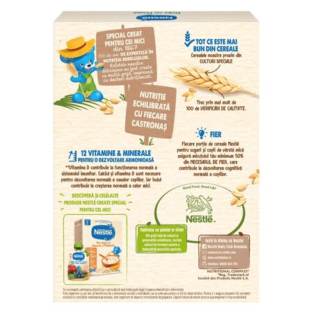 Cereale din ovaz cu prune Infant Cereals, +6 luni, 250 g, Nestle 534383
