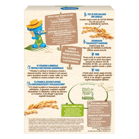 Cereale din orez cu 3 fructe Infant Cereals, +6 luni, 250 g, Nestle 534402