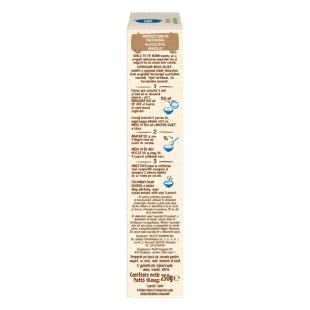 Cereale din orez cu 3 fructe Infant Cereals, +6 luni, 250 g, Nestle 534401