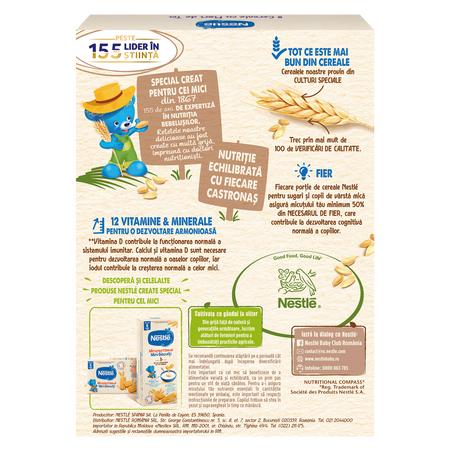 8 Cereale cu Flori de Tei Somn Usor Infant Cereals, +6 luni, 250 g, Nestle 645118