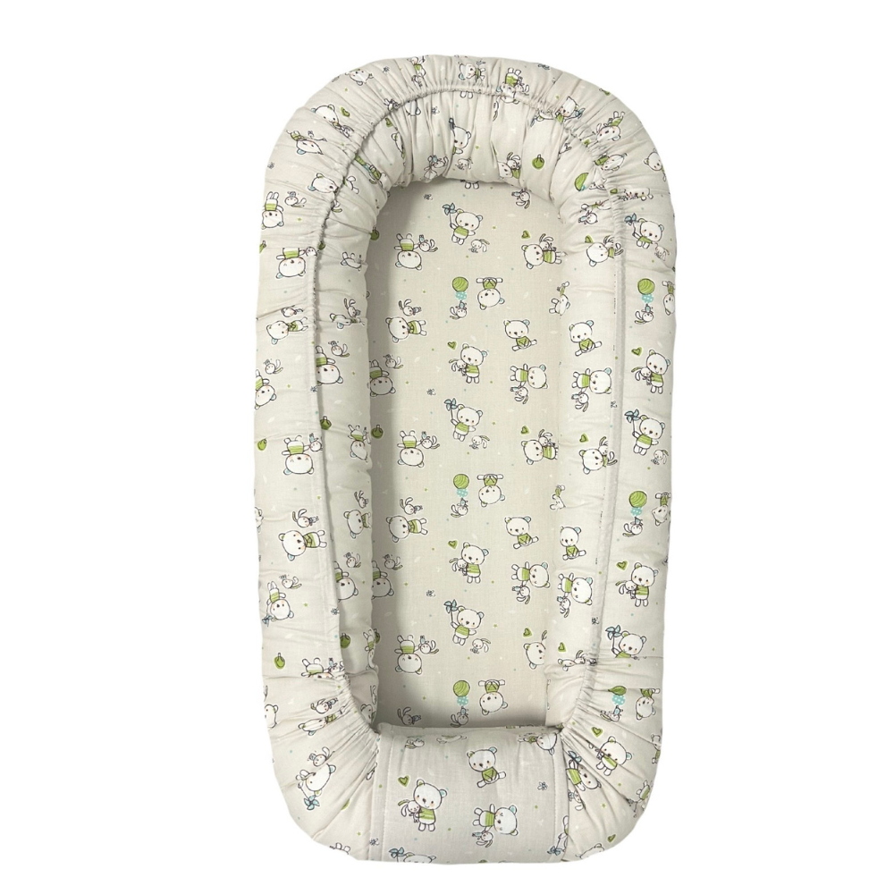 Protectie pentru somn bebe Baby Nest, Gri, Mc Ana