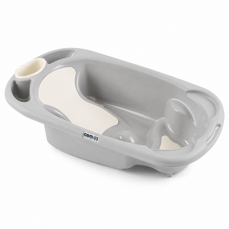 Cadita cu forma anatomica Baby Bagno, Gri, 1 bucata, Cam