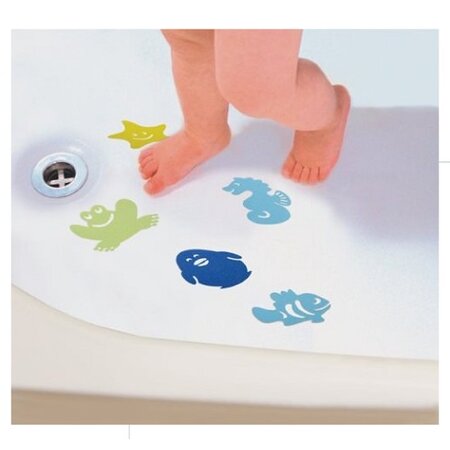 Figurine adezive antiderapante pentru cada, 10 bucati, Dreambaby 809719