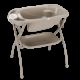 Cadita Baby Bagno cu suport metalic si tub de evacuare, Maroniu, Cam 577594