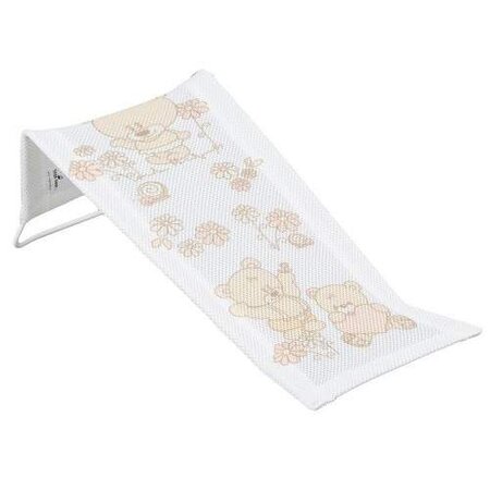 Suport textil pentru baie, Alb Ursuleti, Tega Baby