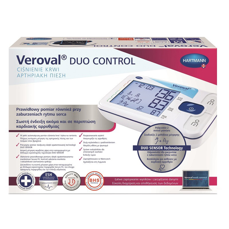 Tensiometru de brat Duo Control Veroval, masura M, Hartmann